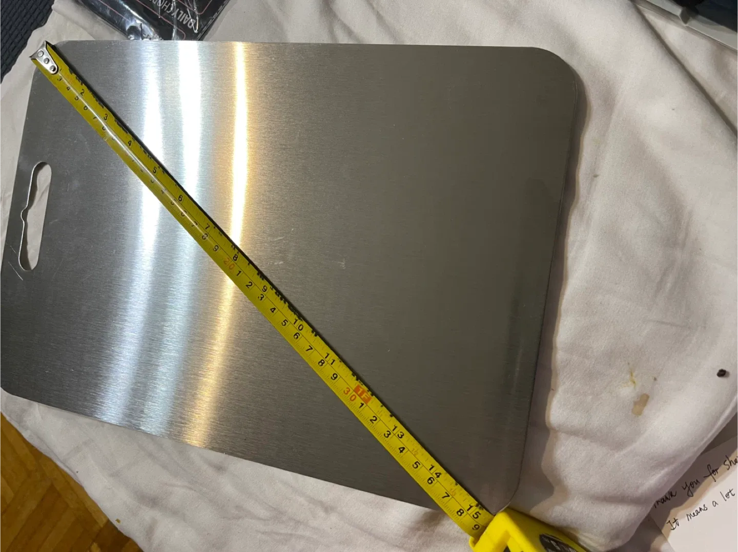 New Heavy Duty Double Sided Cutting Board  Stainless steel(M) image indicator(3)