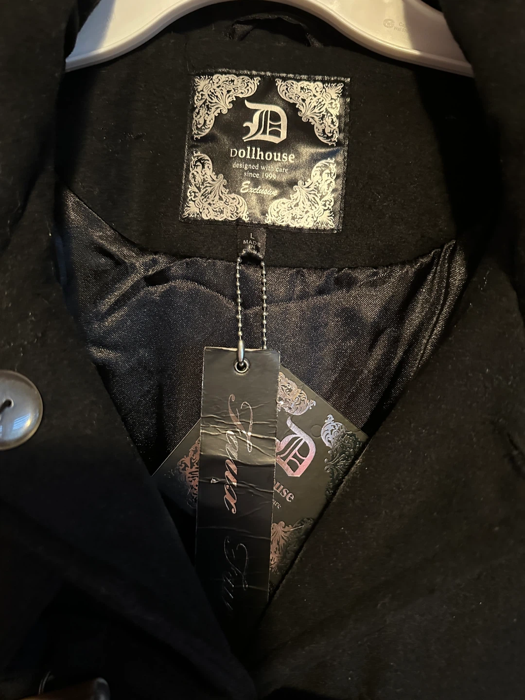 Dollhouse Black Toggle Coat - photo 2