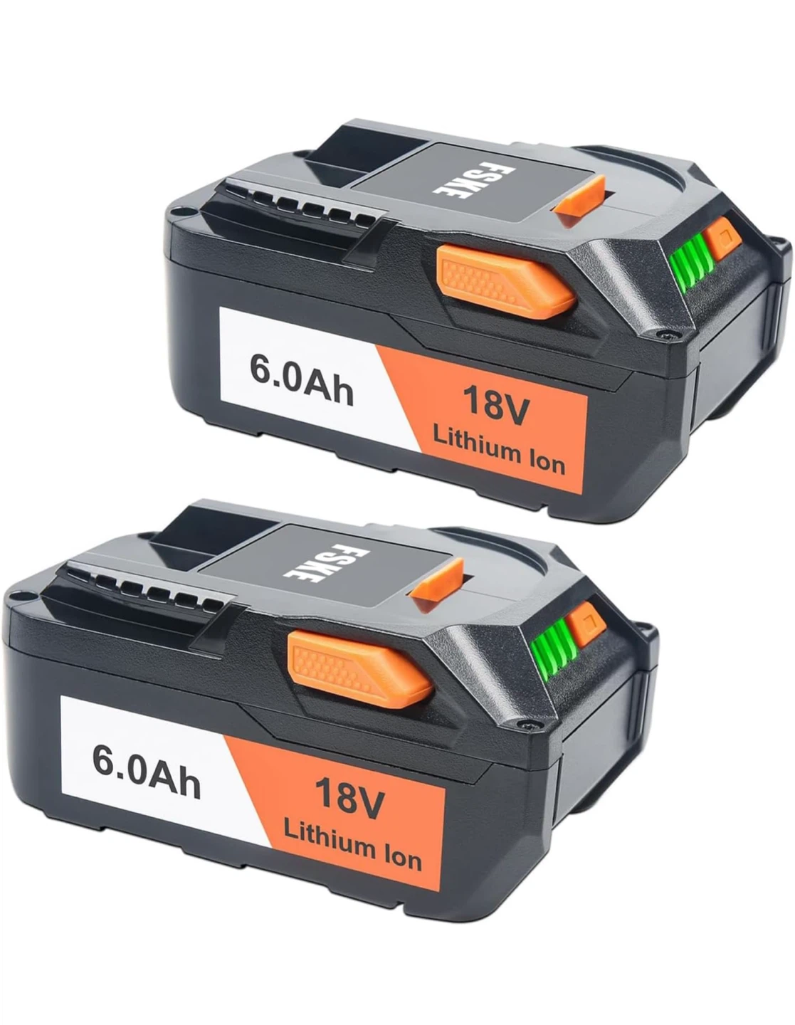 FSKE 18V 6.0Ah Battery for RIDGID Tools