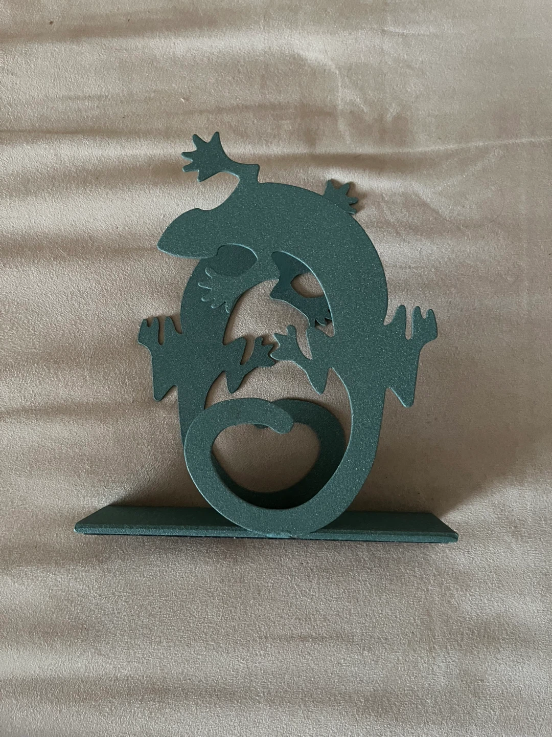 Metal Gecko Napkin/Paper Holder