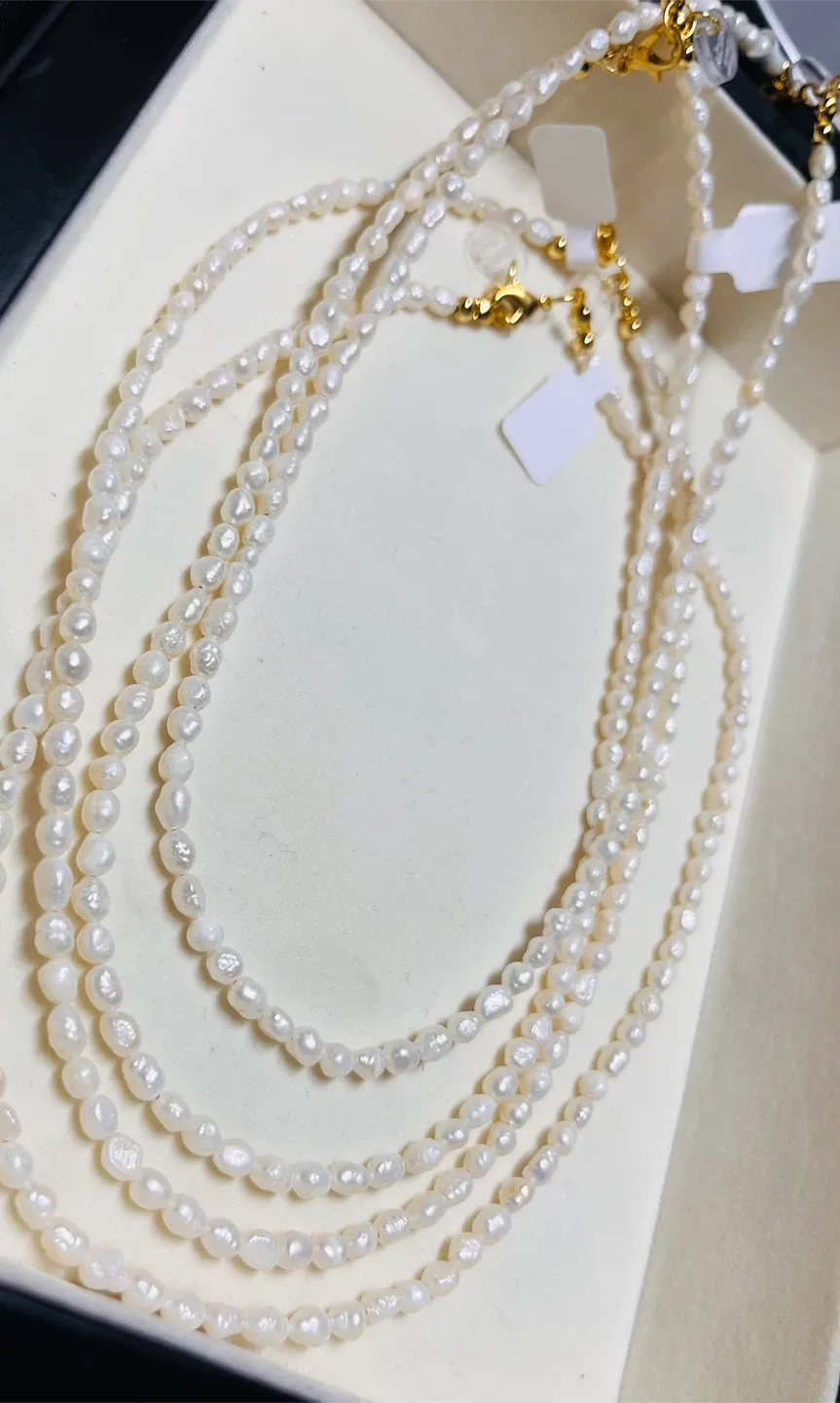 Pearl Beaded Necklace - freshwater image indicator(5)