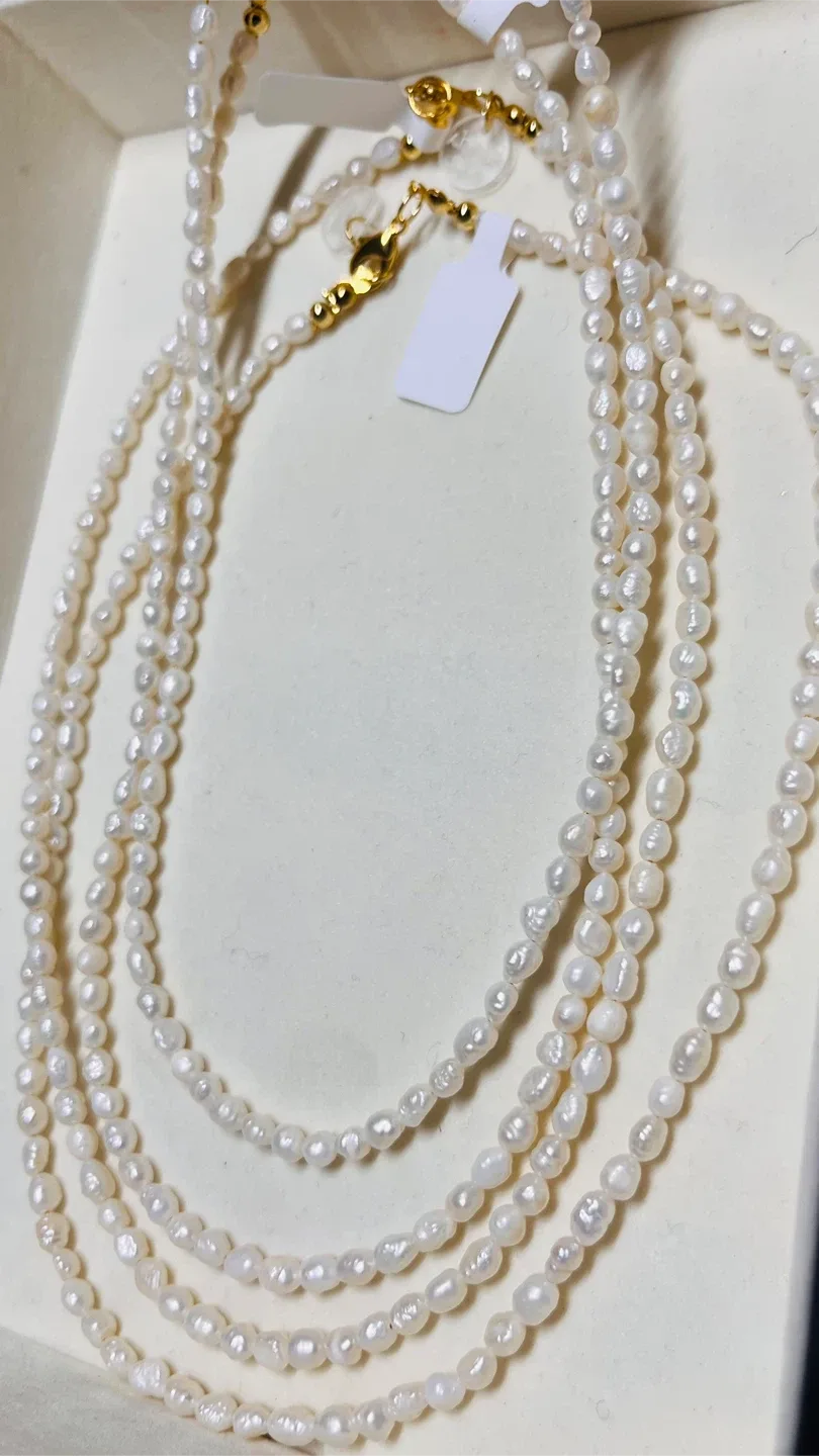 Pearl Beaded Necklace - freshwater image indicator(6)