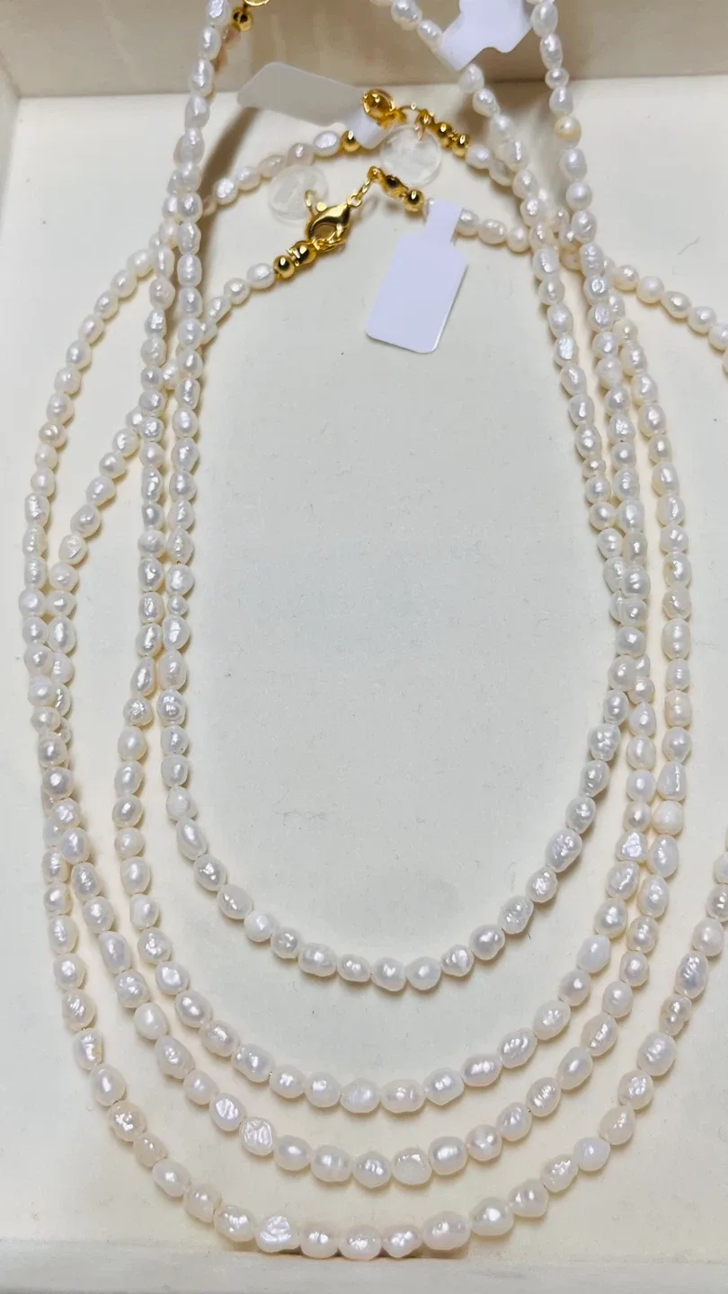 Pearl Beaded Necklace - freshwater image indicator(7)