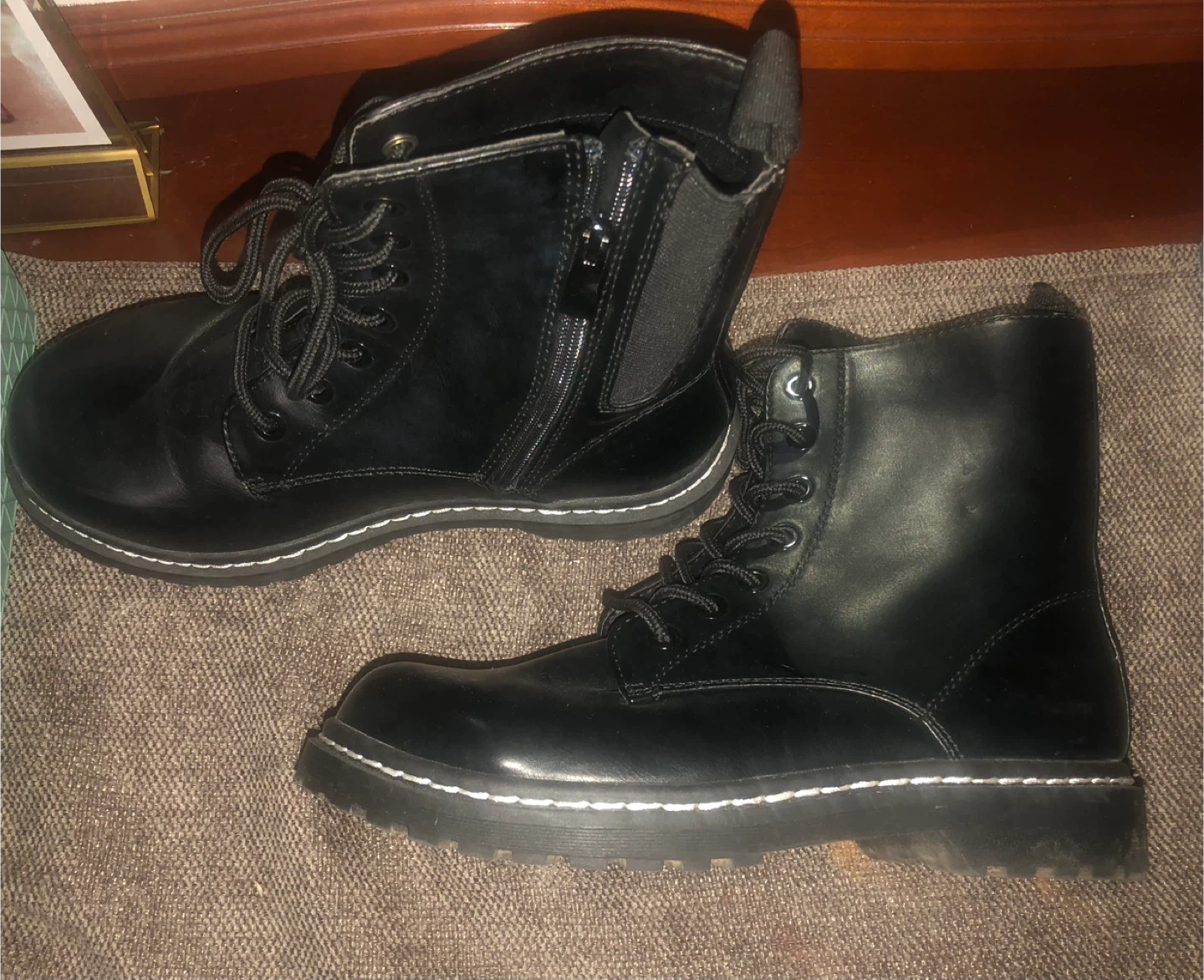 Women’s Black Ankle Boots - Size 8 WW