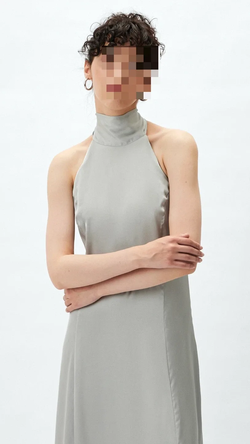 *Brand New* H&M Satin Maxi Dress image indicator(3)