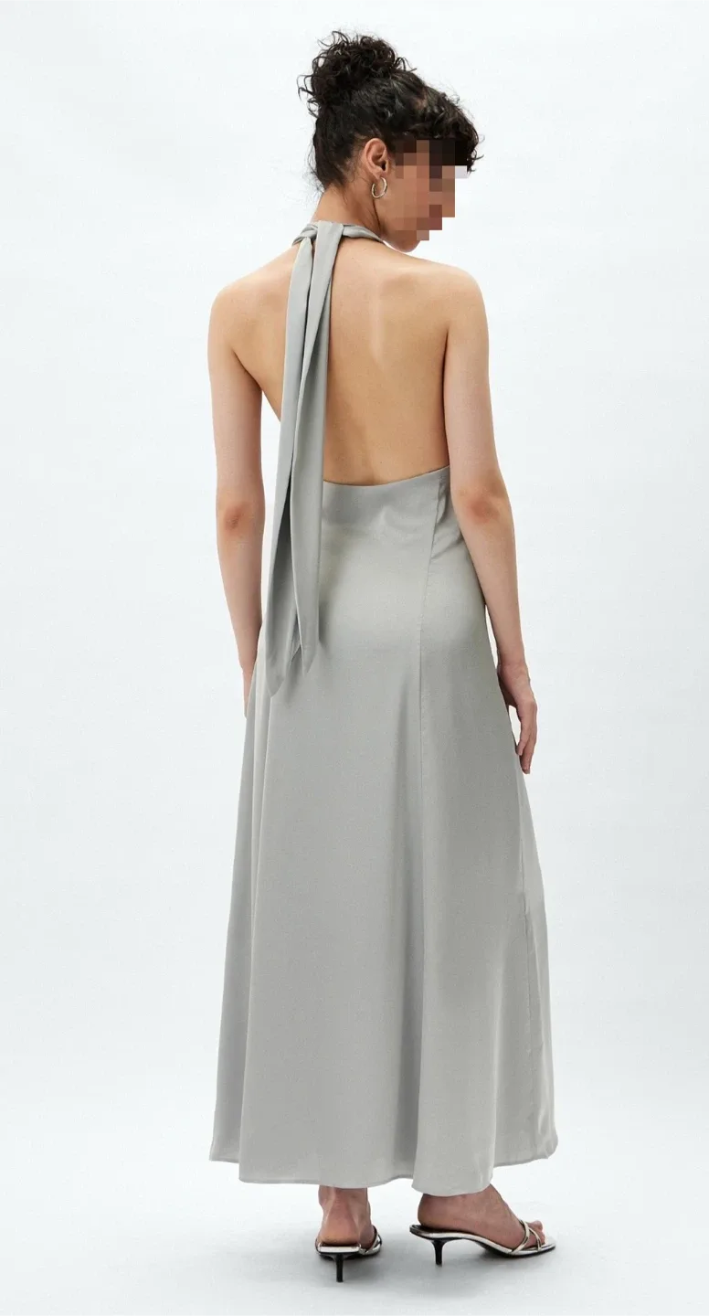 *Brand New* H&M Satin Maxi Dress image indicator(2)