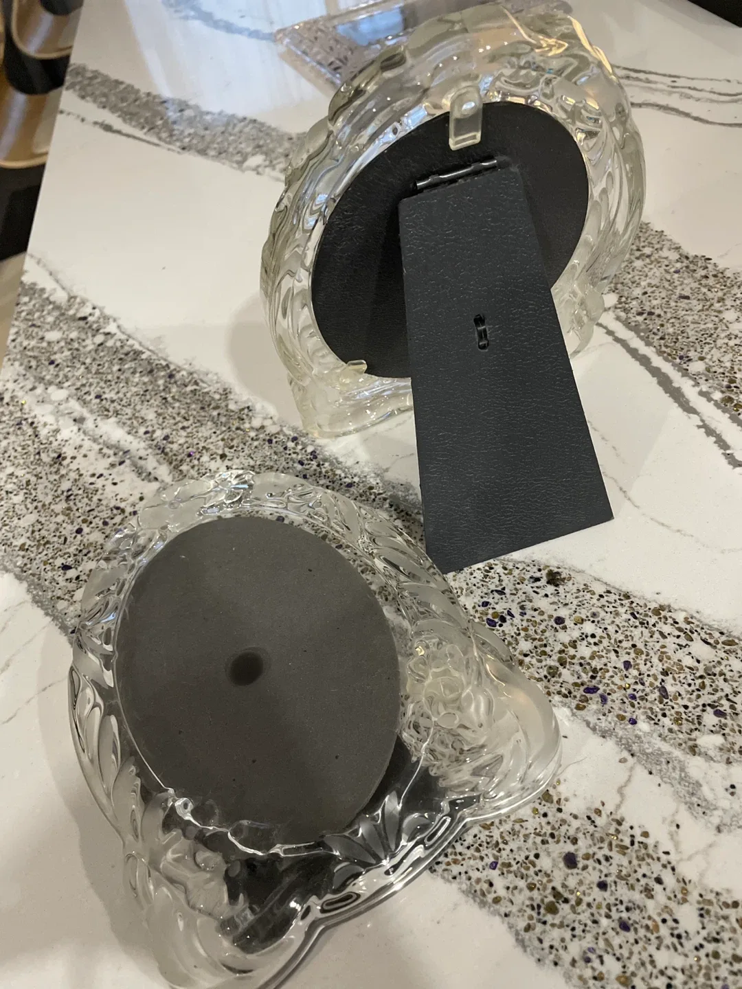 Two crystal Picture Frames