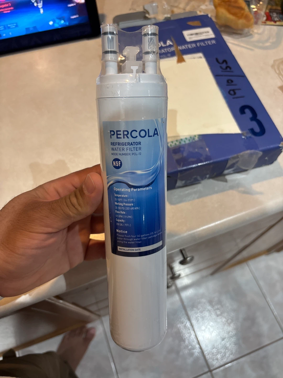 Percola PCL-12 Refrigerator Water Filter