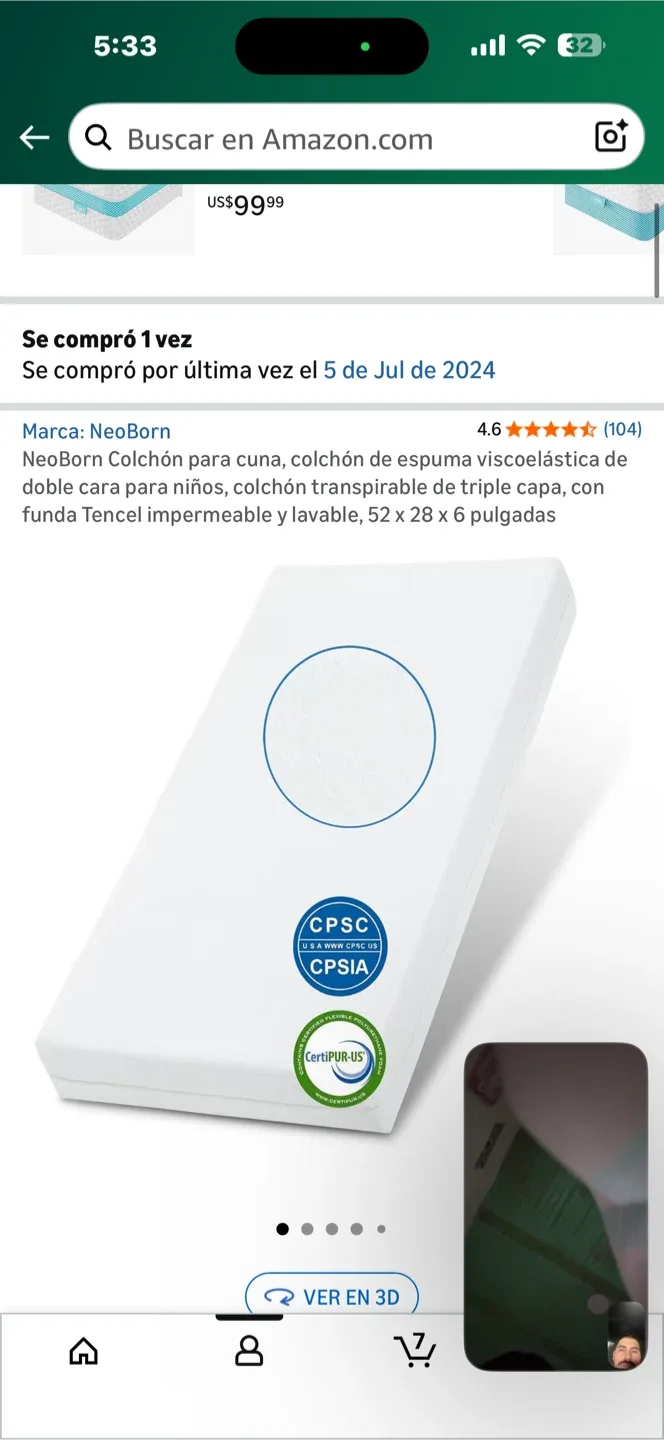 NeoBorn Ebony Baby Crib image indicator(3)