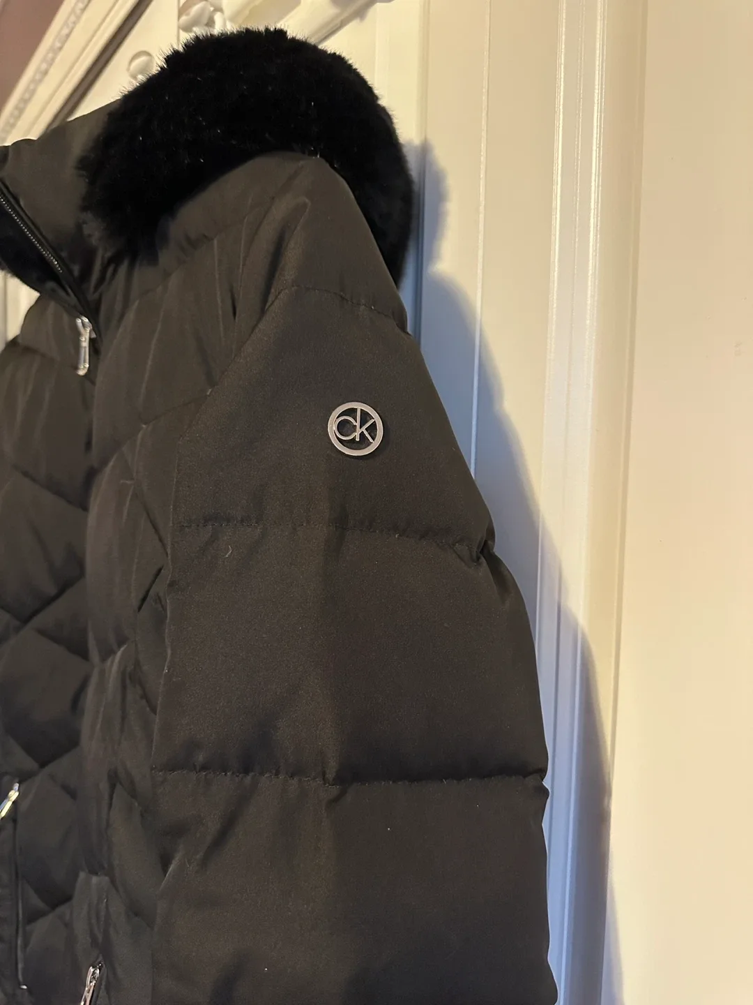 Feather down Puffer Jacket - Size S image indicator(2)