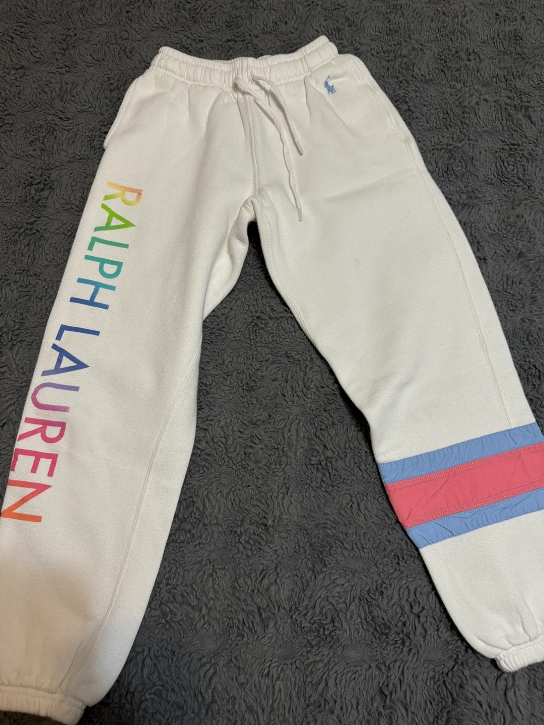 Ralph Lauren XS White Joggers image indicator(2)