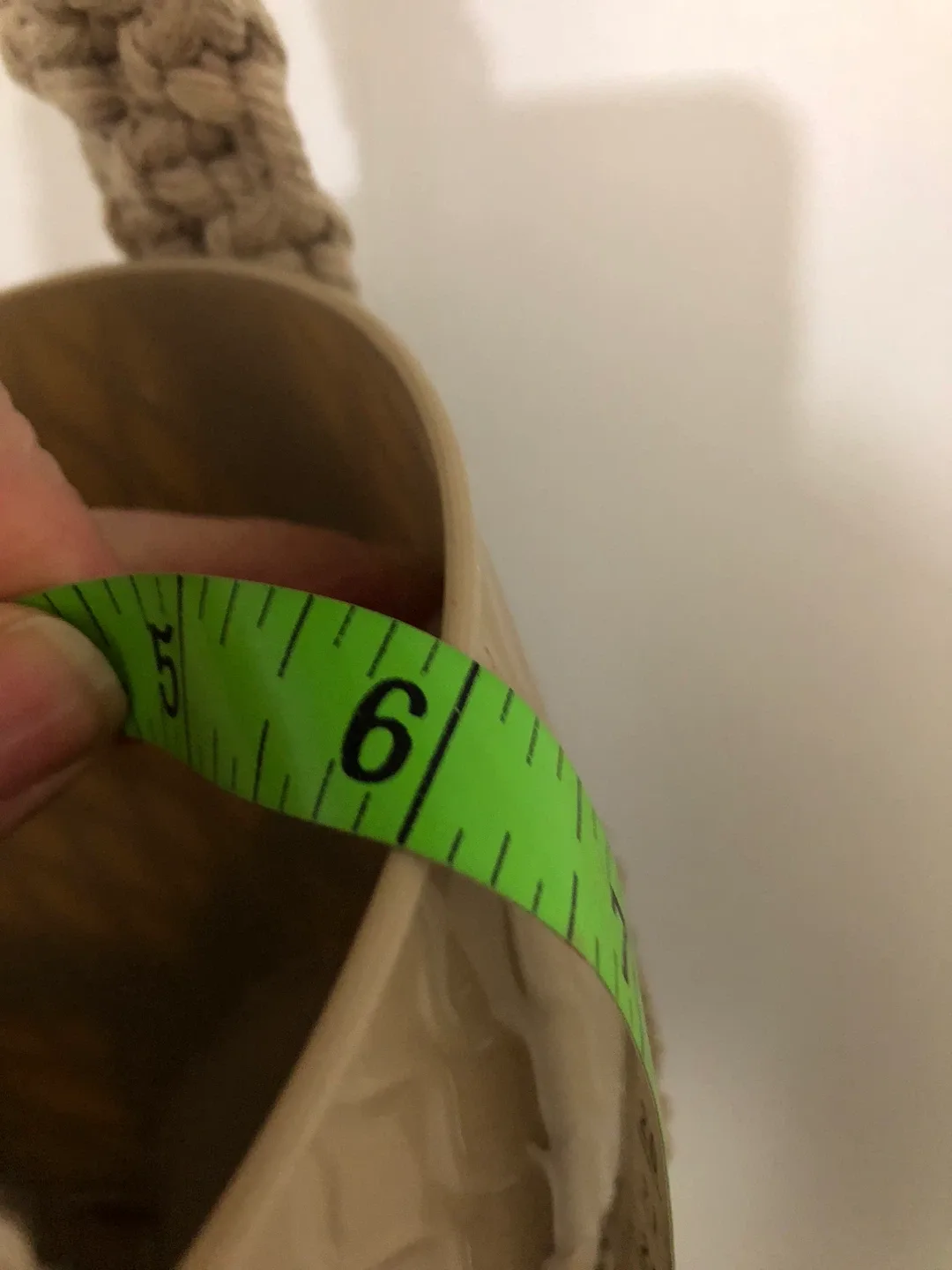 Sage Green Macrame Plant Hanger. NEW. image indicator(6)