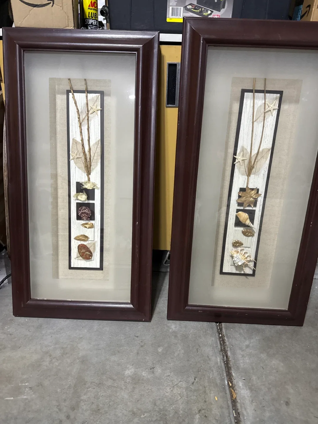 Seashell Shadow Box Wall Art - Set of 2 image indicator(2)