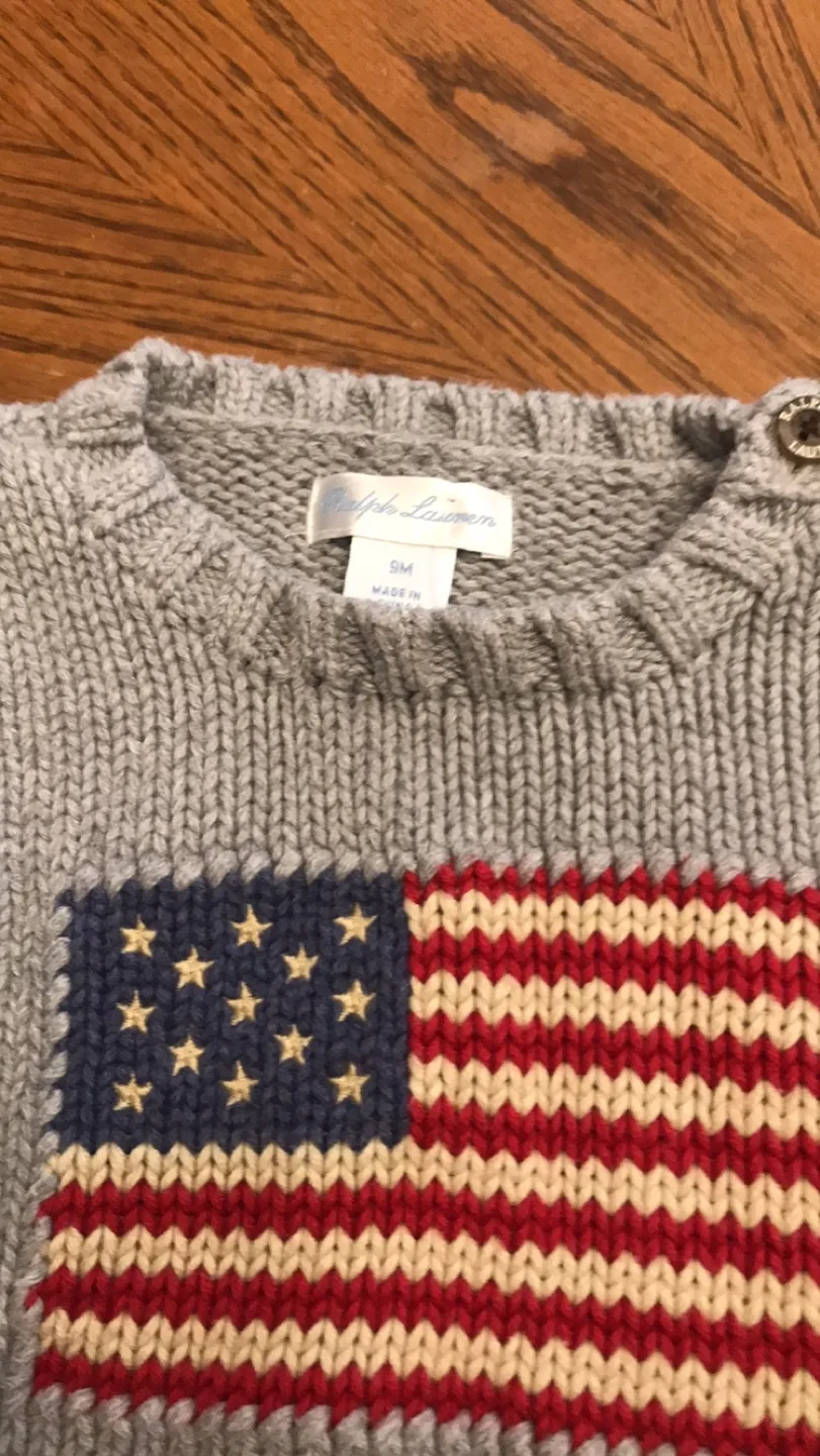 Ralph Lauren Baby Sweater - 9 Months image indicator(2)