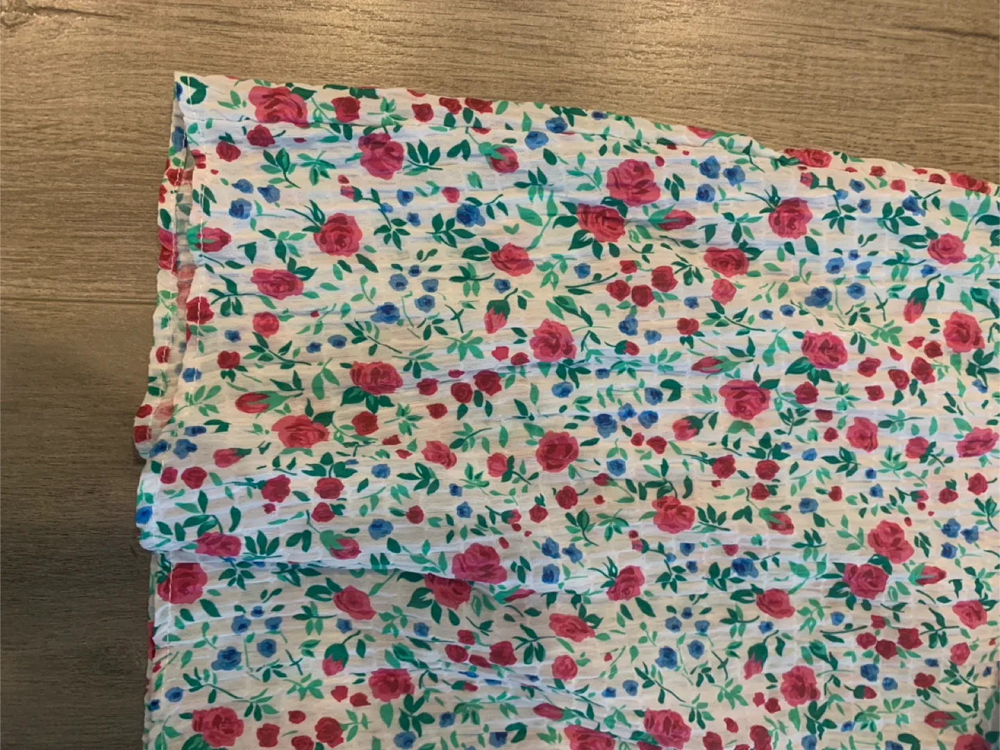 Zara Floral Print Blouse - Size L image indicator(6)