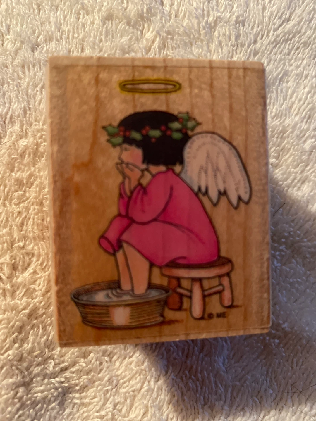 Angel Rubber Stamp
