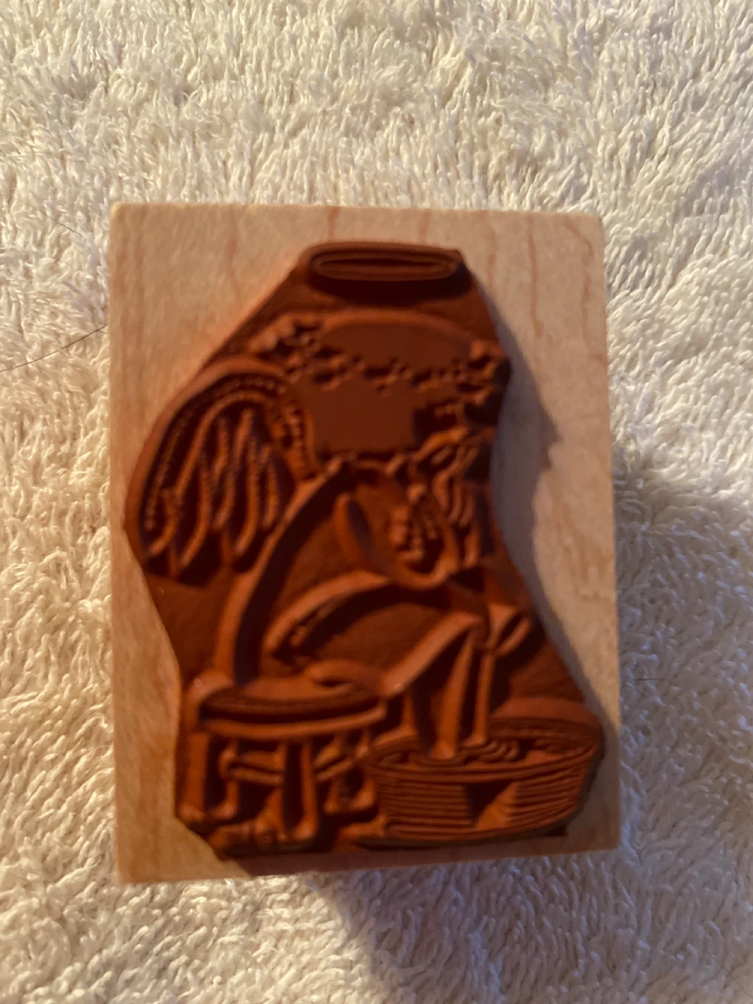 Angel Rubber Stamp - photo 2