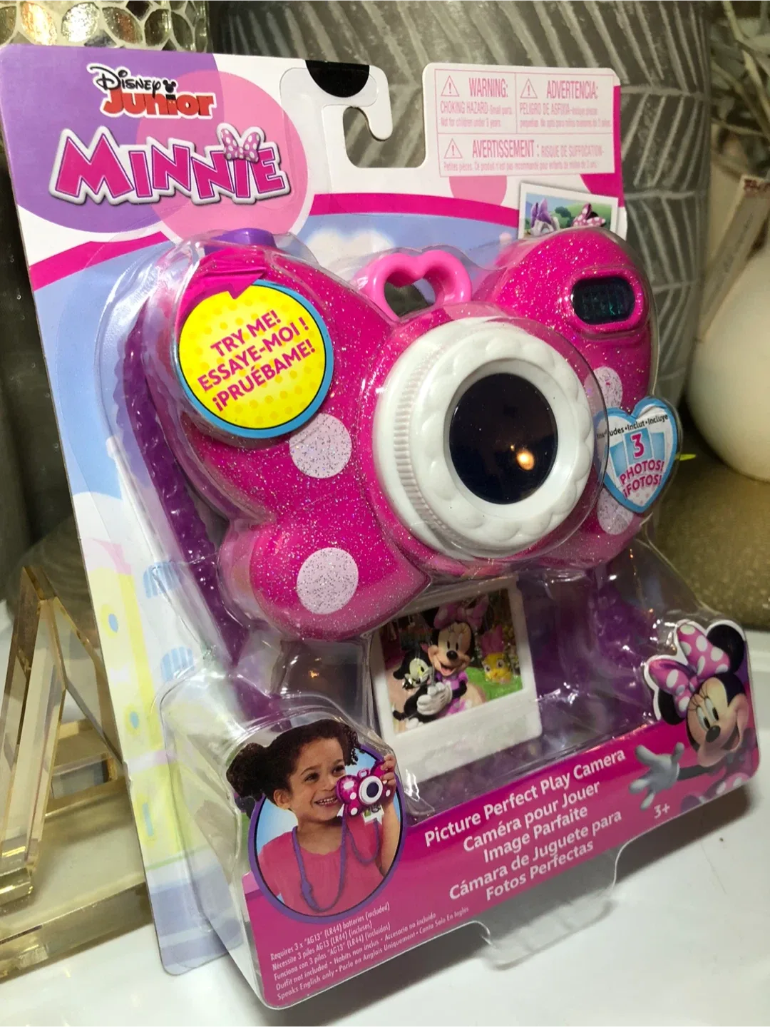 Disney Junior Minnie Mouse Picture Perfect Play Camera - New! image indicator(2)