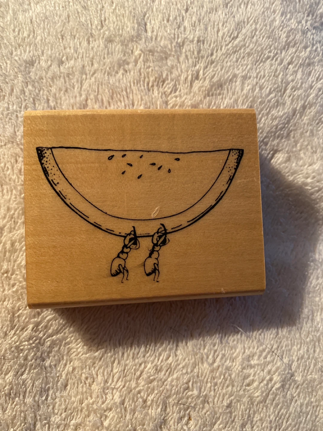 Watermelon Rubber Stamp