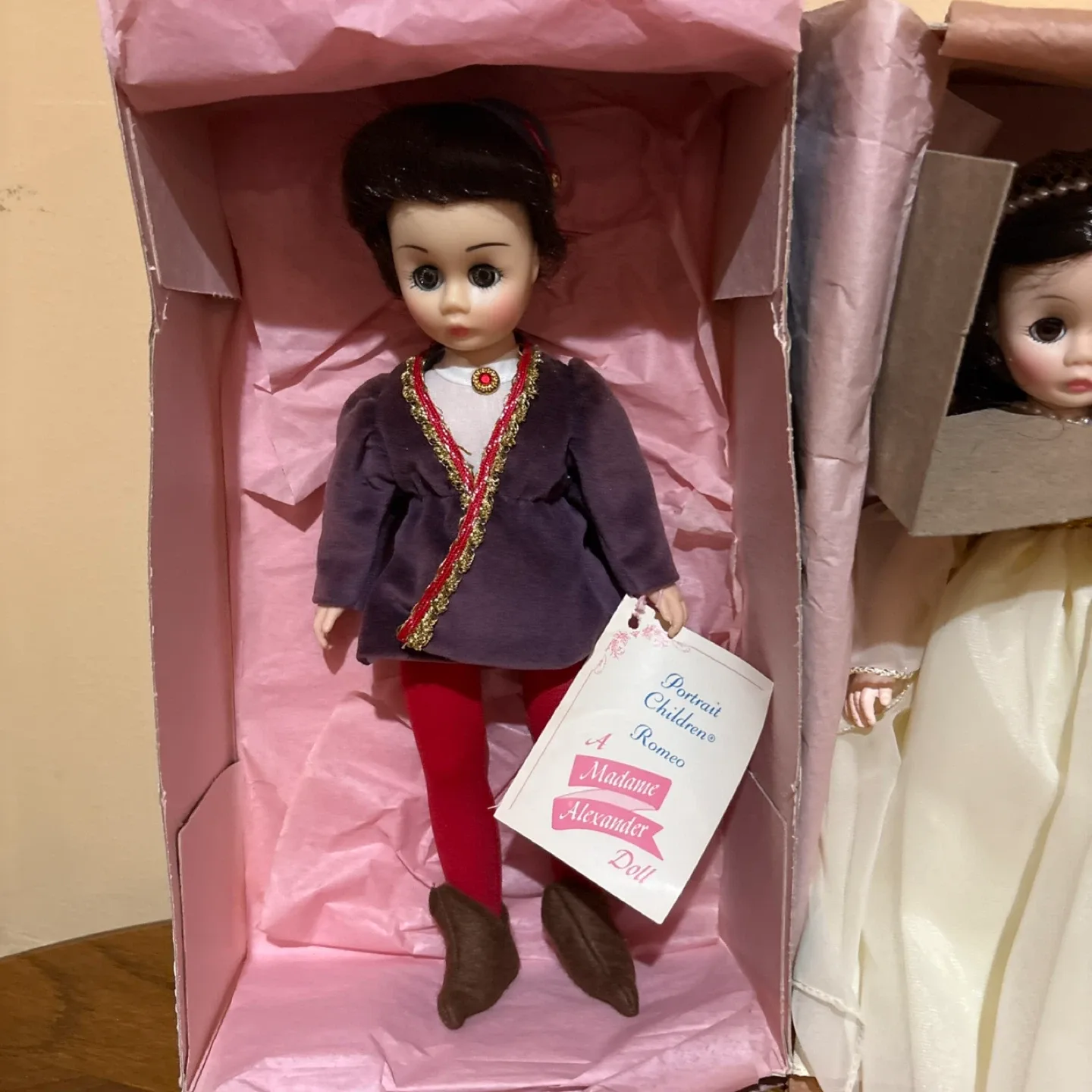 New Madame Alexander Romeo & Juliet Dolls image indicator(3)