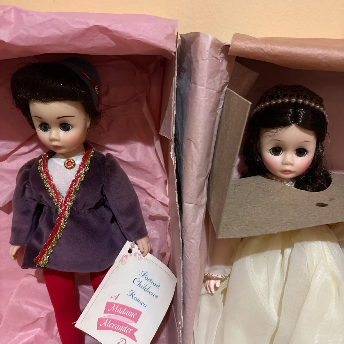 New Madame Alexander Romeo & Juliet Dolls image indicator(2)