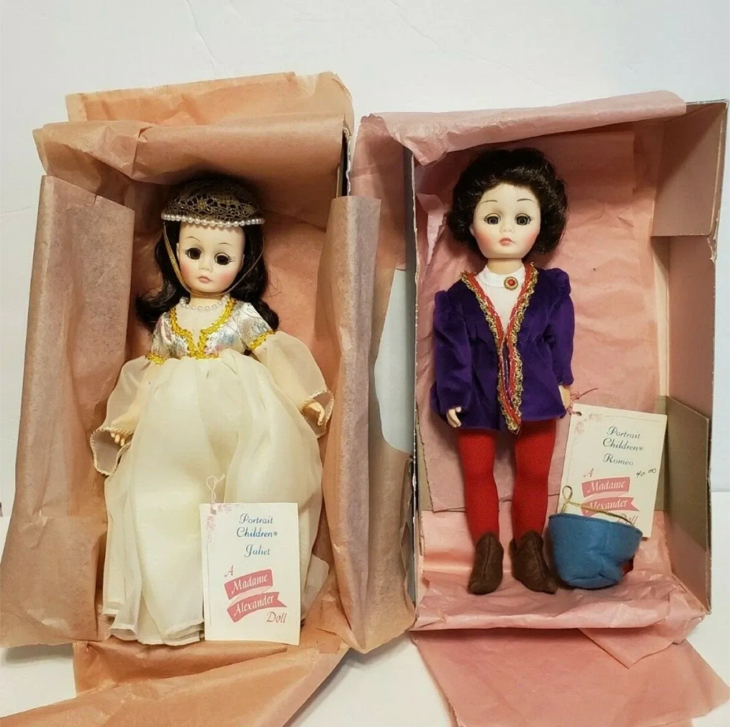 New Madame Alexander Romeo & Juliet Dolls image indicator(6)
