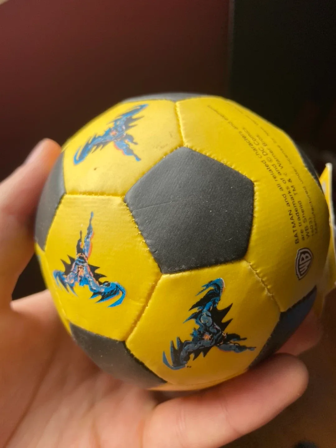 Warner Bros. Batman Soccer Ball vintage retro image indicator(3)