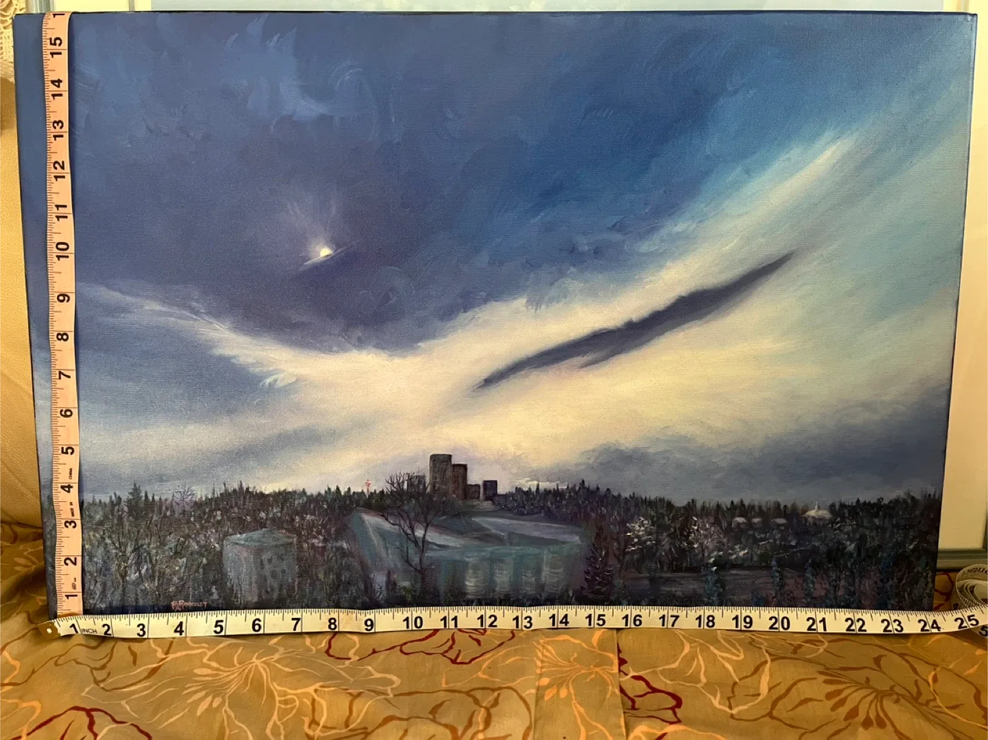 Art- Original Oil by Calgary Artist , 26x24x1.75 image indicator(3)