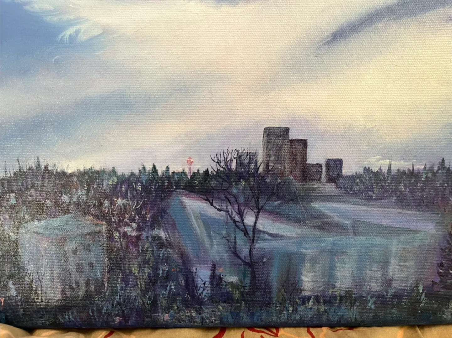 Art- Original Oil by Calgary Artist , 26x24x1.75 image indicator(2)