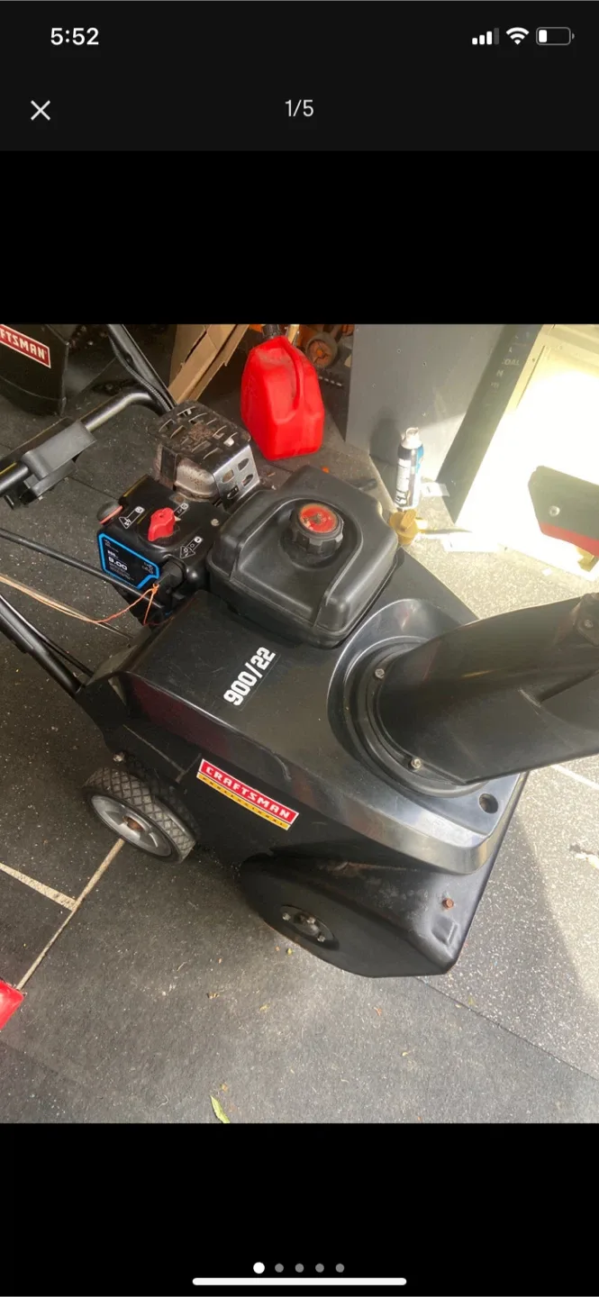 Craftsman 900/22 Snowblower image indicator(2)