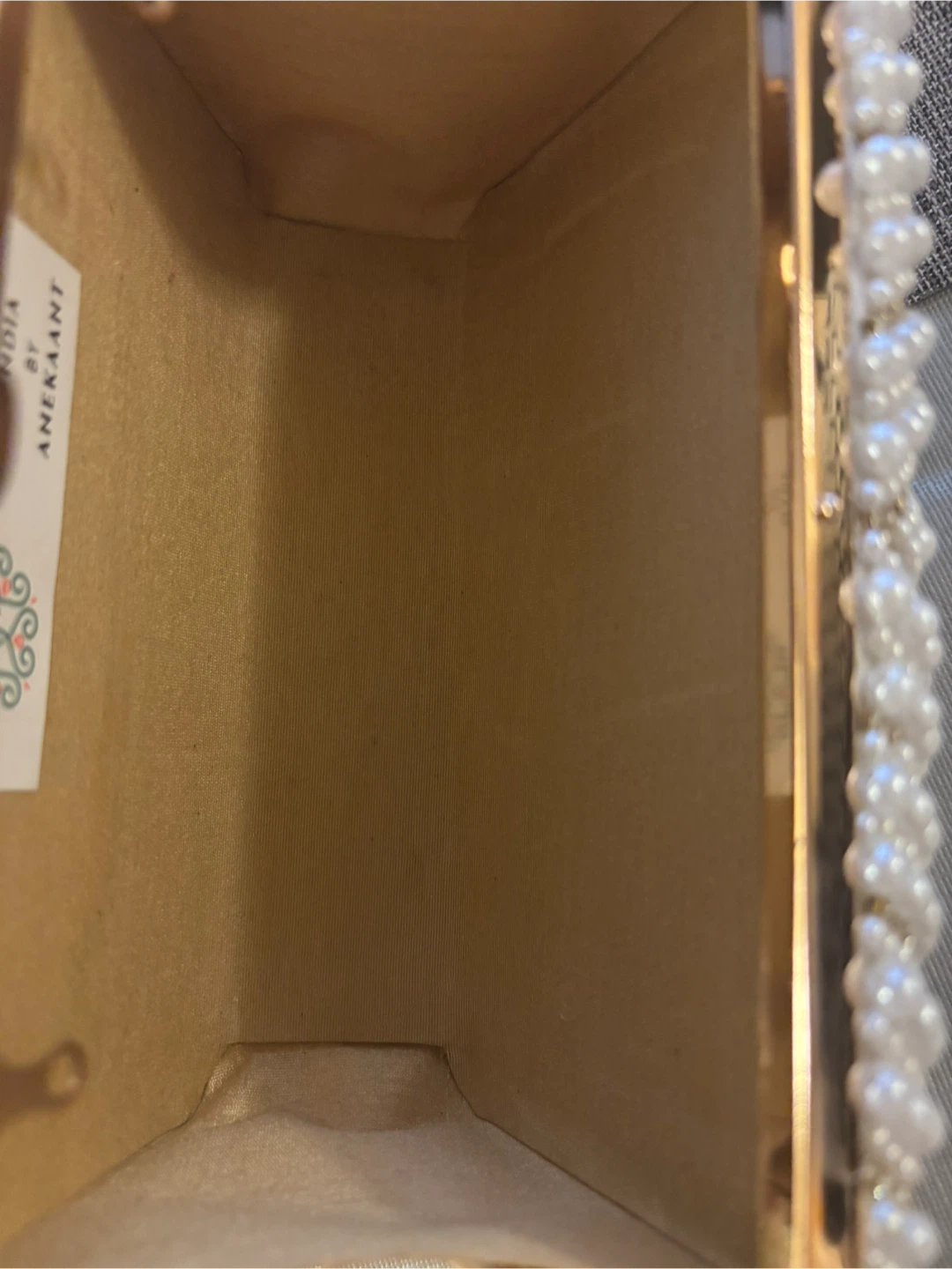 White pearl Beaded Clutch - photo 4