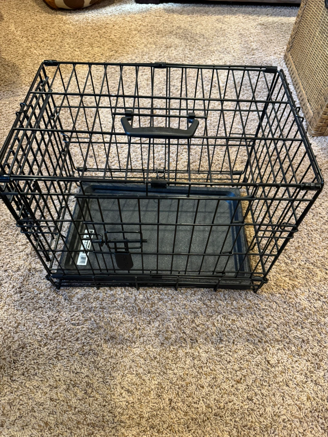 New, folding metal dog crate K-9 Keeper model 19” x 13” x 16” - photo 4