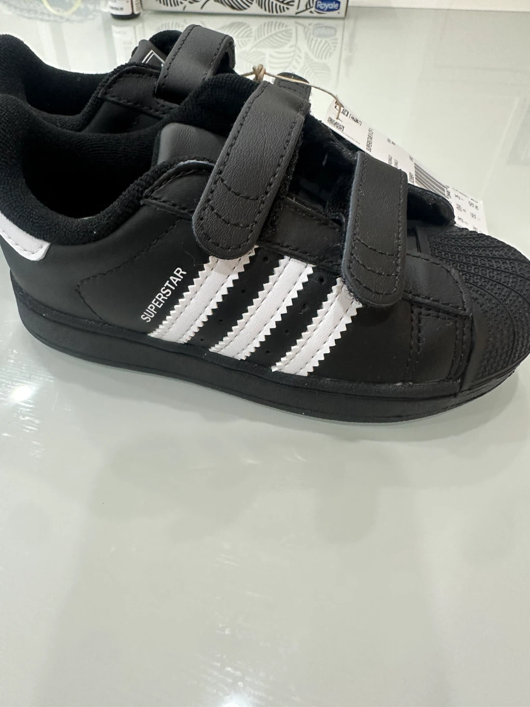 Adidas Superstar II CF I - Kids Black Shoes - Size 9K - photo 5