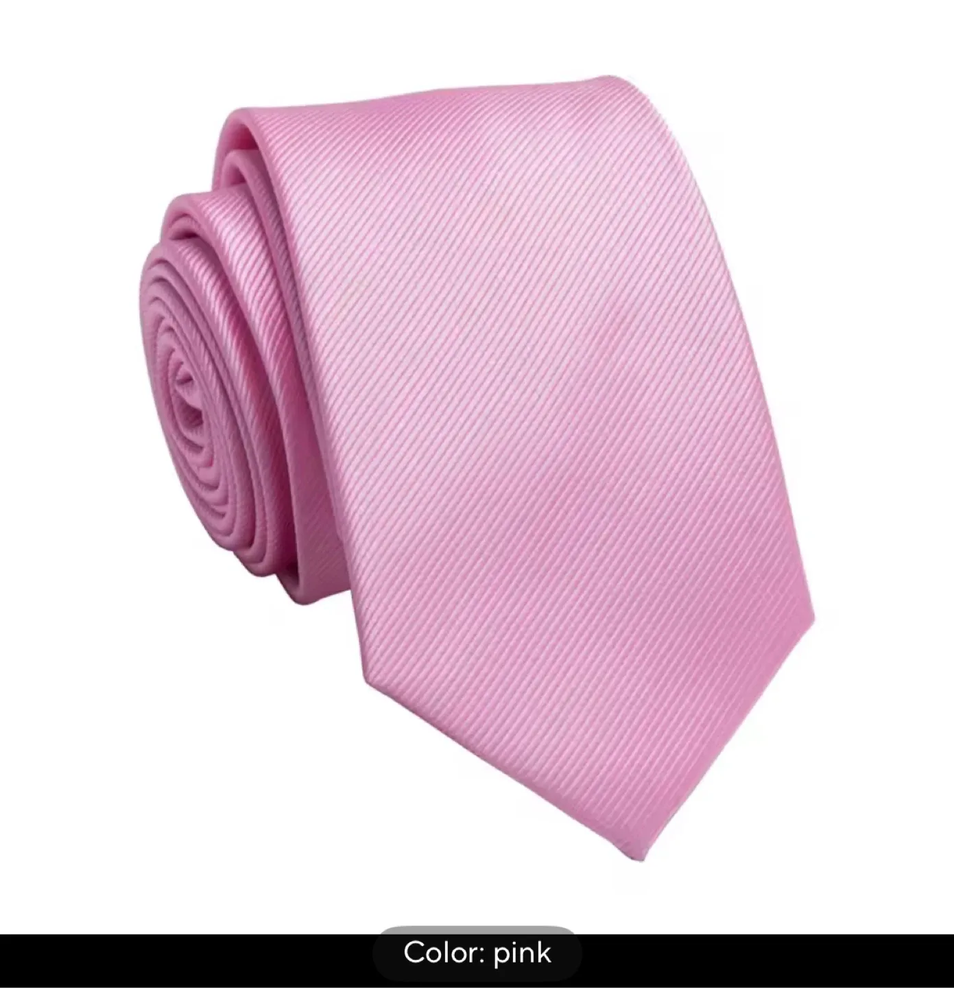 Pink Knit Neck Tie - Unisex