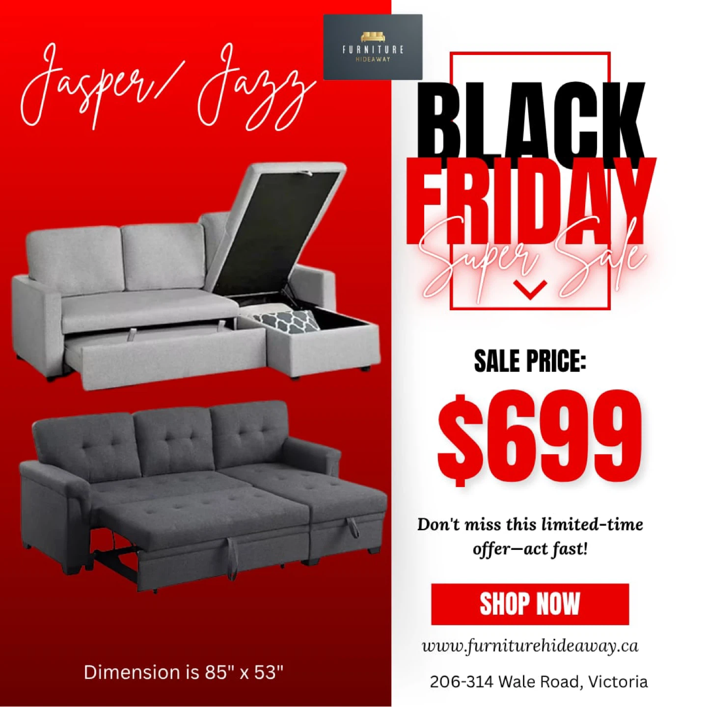 🚨BLACK FRIDAY ALERT! BIGGEST FURNITURE DEALS NOW!🚨 - photo 4