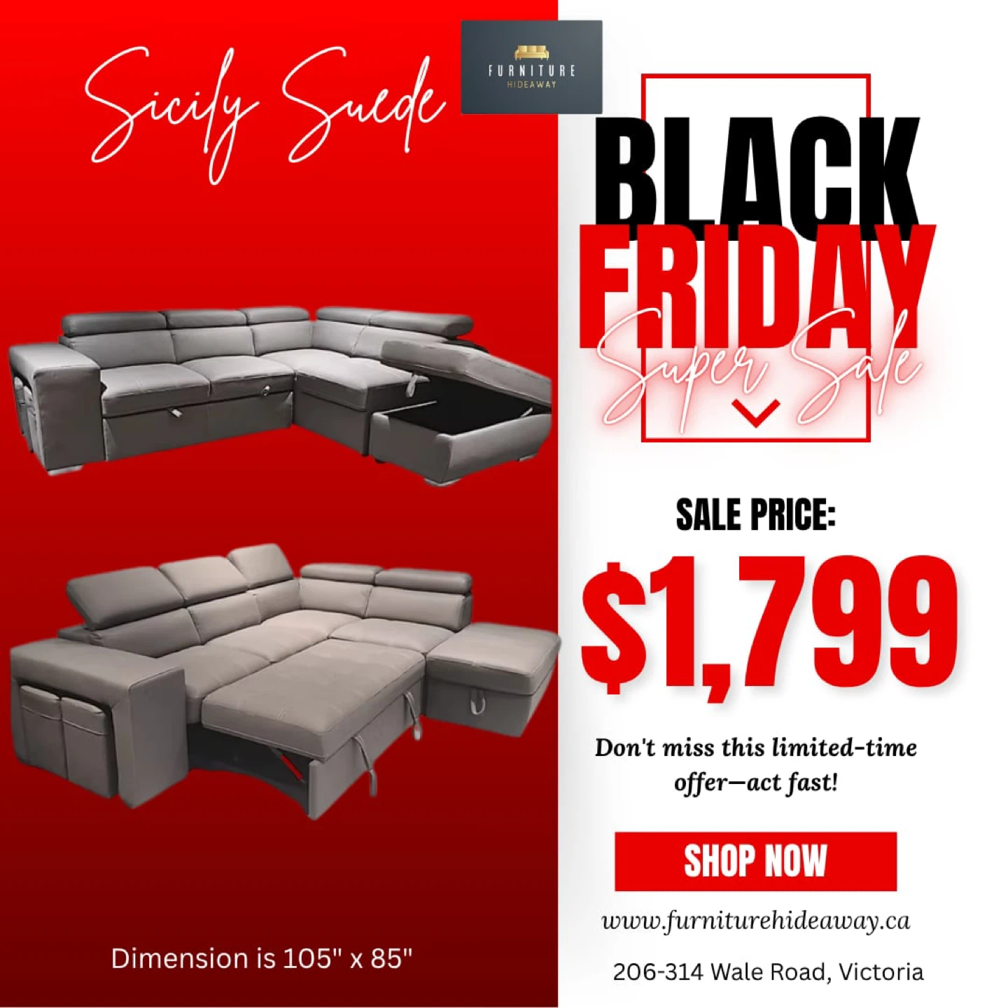 🚨BLACK FRIDAY ALERT! BIGGEST FURNITURE DEALS NOW!🚨 - photo 5