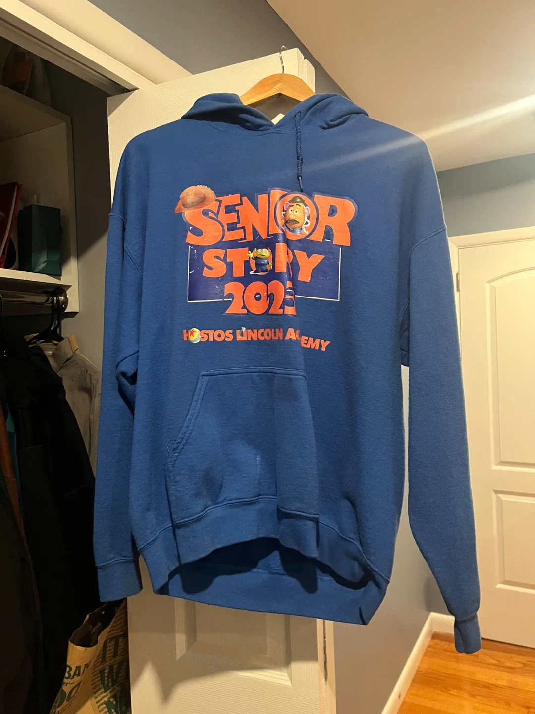 Blue Senior Story 2023 Hoodie - Size L image indicator(2)