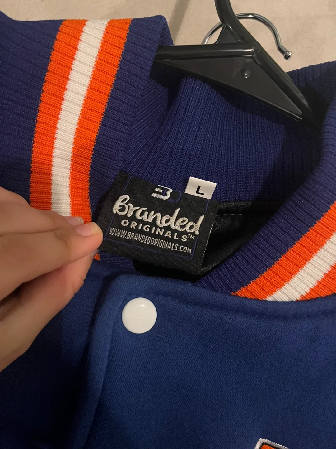 Branded Originals Hostos-Lincoln Academy Varsity Jacket - L image indicator(4)