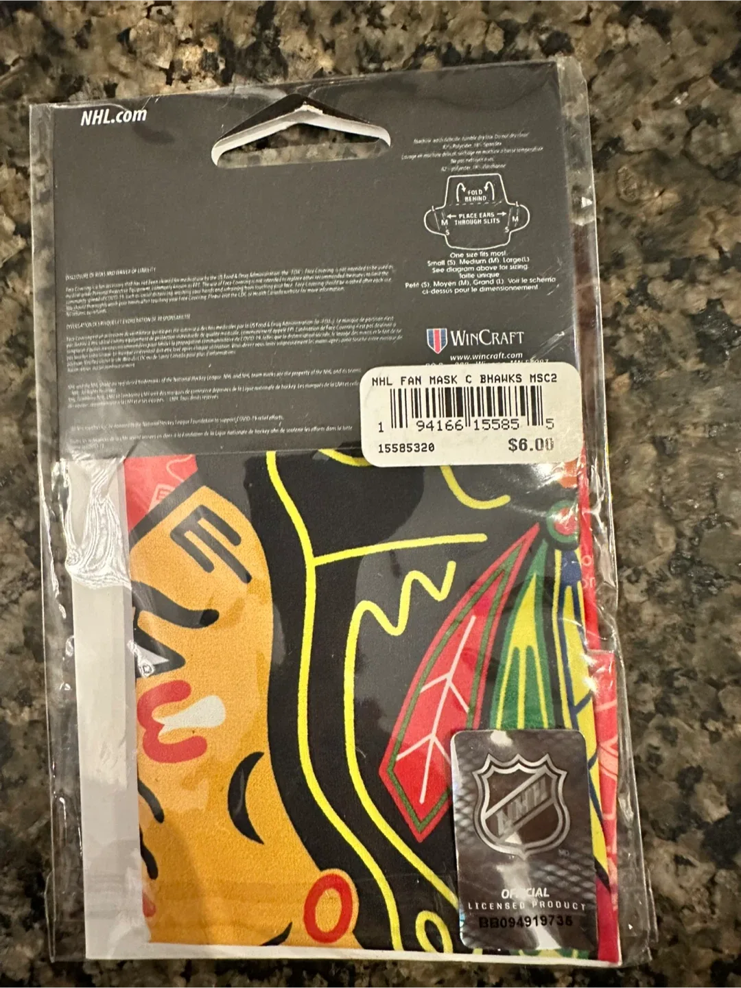NHL Chicago Blackhawks Face Covering Maskdana - New image indicator(2)
