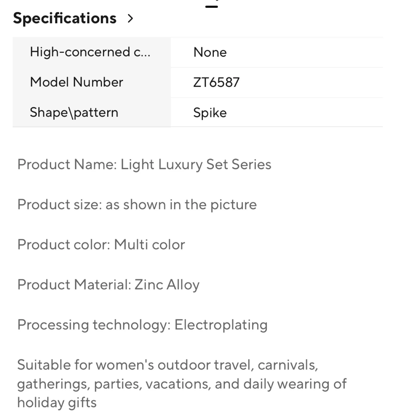 Light Luxury Set Series Necklace & Earring Set - photo 5