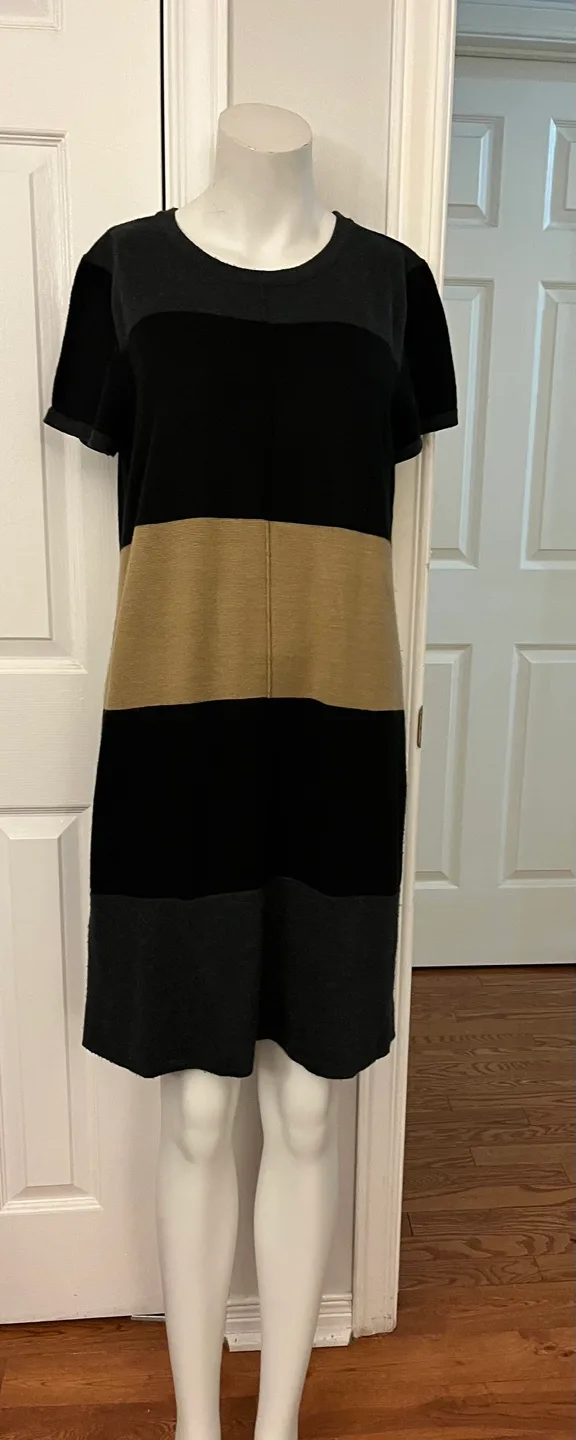 Calvin Klein Striped Sweater Dress image indicator(6)