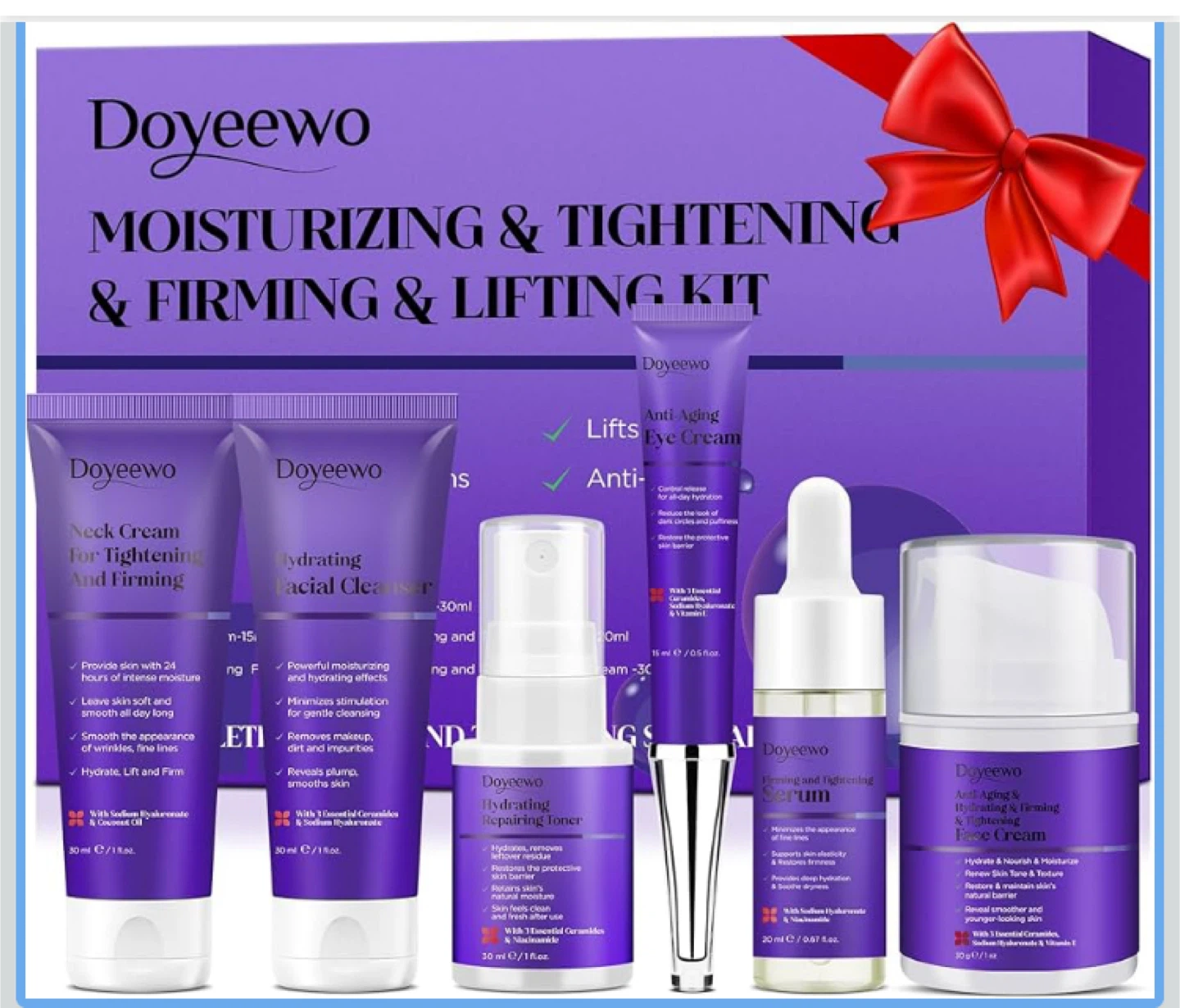 Moisturizing & Tightening Skincare Set