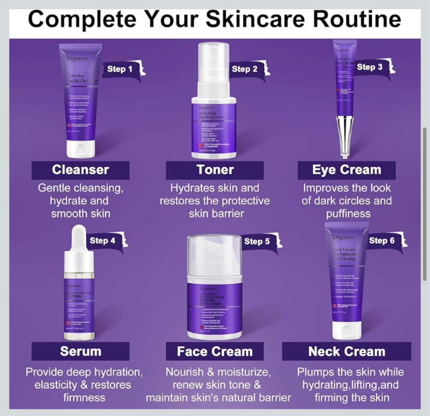 Moisturizing & Tightening Skincare Set - photo 3