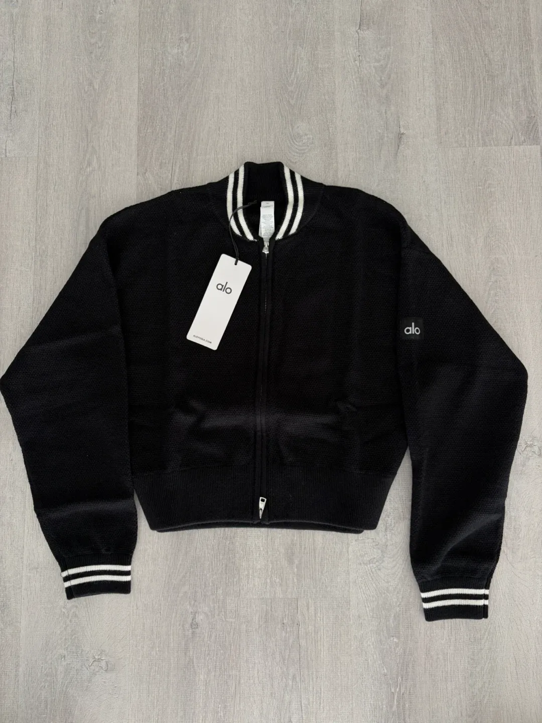 ALO Tennis Club Sweater Knit Full Zip Jacket & Skirt Set image indicator(3)