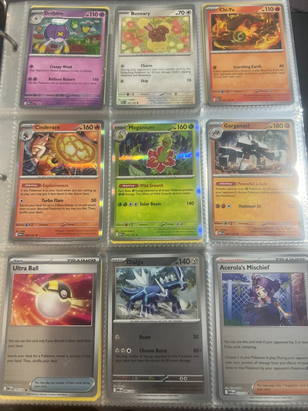 Mixed Pokémon Cards - Drifblim, Buneary, Chi-Yu & More!