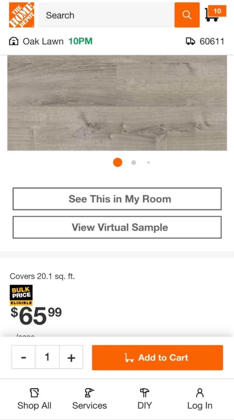 Lifeproof Sterling Oak Vinyl Plank Flooring (20.1 sqft/case) image indicator(4)