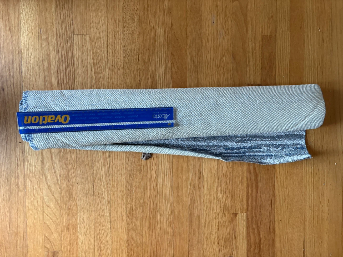 Blue & Grey Striped Rug 27*43 inches