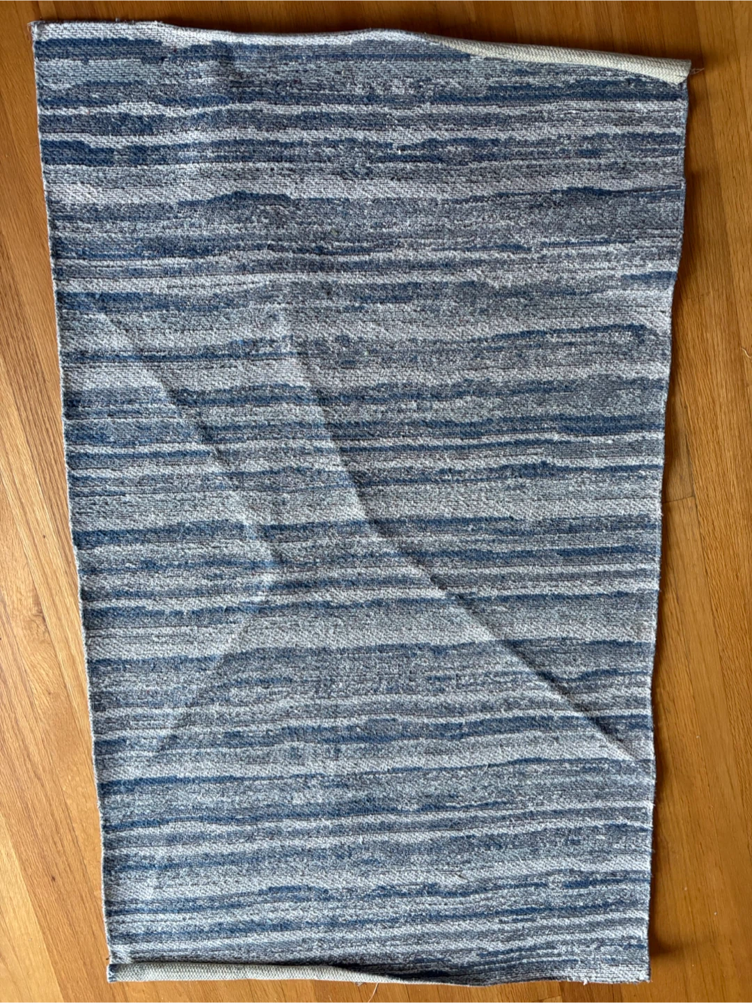 Blue & Grey Striped Rug 27*43 inches - photo 2