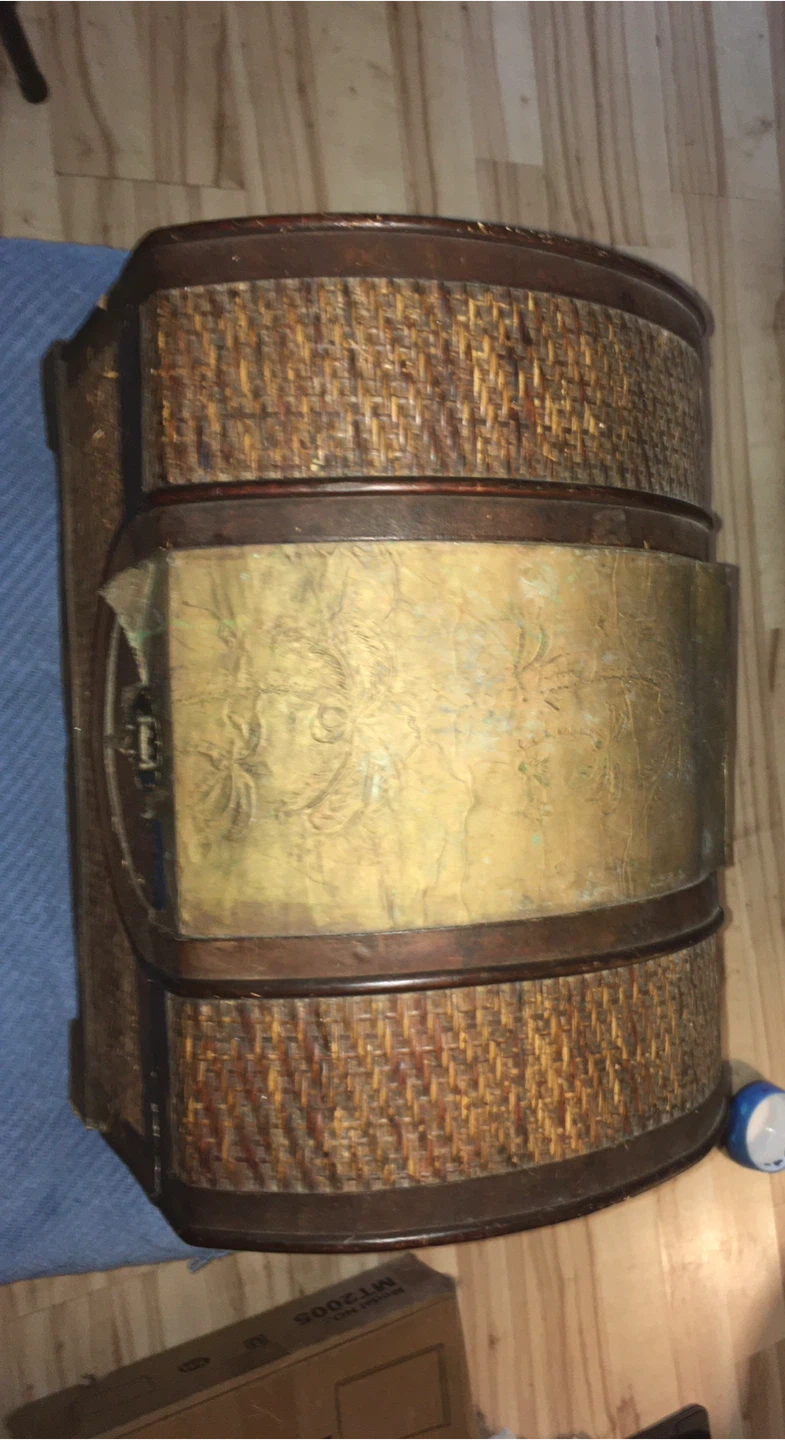 Vintage Wooden Steamer Trunk - photo 4