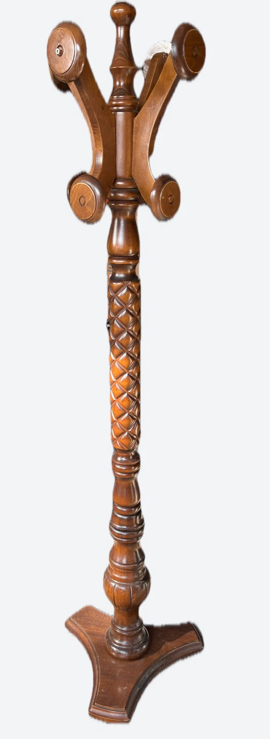 Wooden Coat Rack Stand